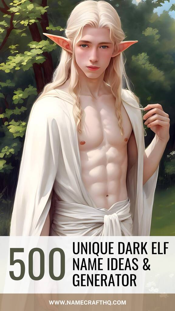 Male Dark Elf Names