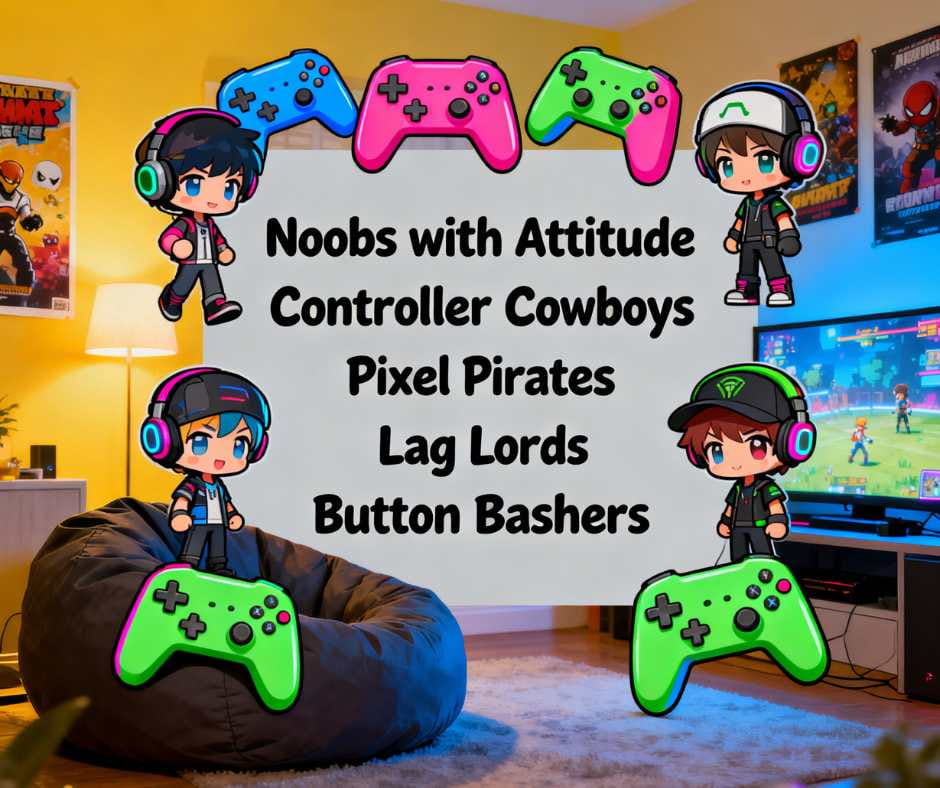 Funny Gamer Group Names